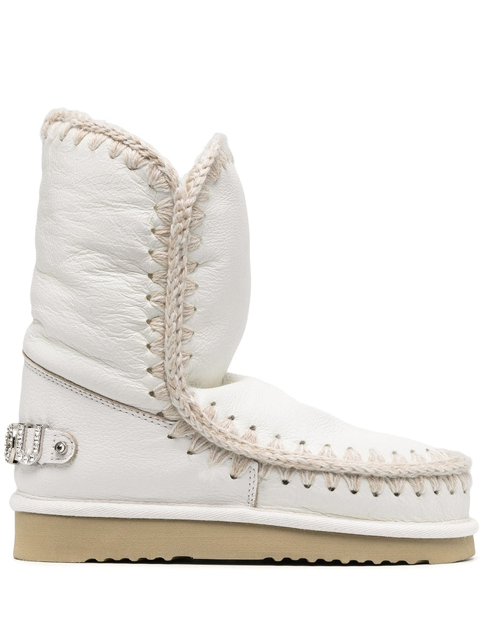 Mou Damen Eskimo 24 Logo Schuh in weiß 1