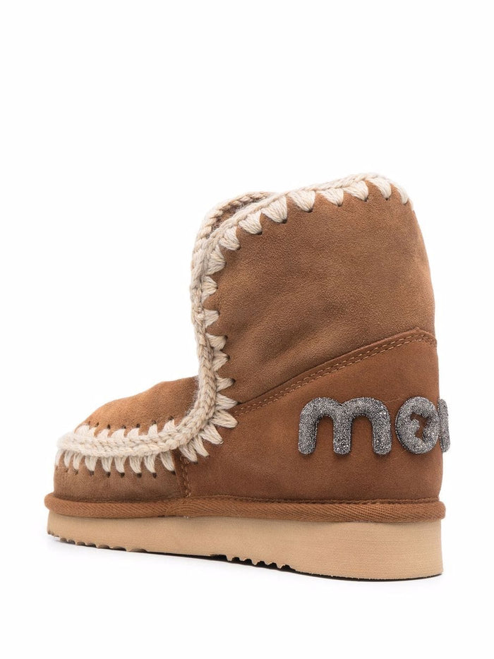 Mou Scarpa Marrone Donna Eskimo 18 Glitter Logo 3