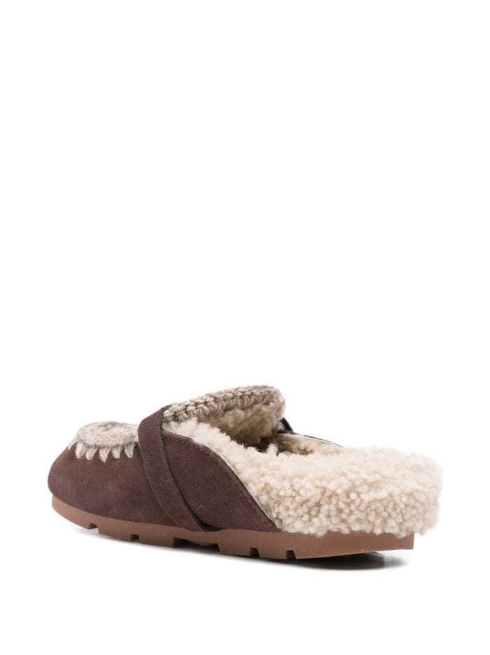 Mou Scarpa Marrone Donna Ciabatta Winter Bio Slide 2