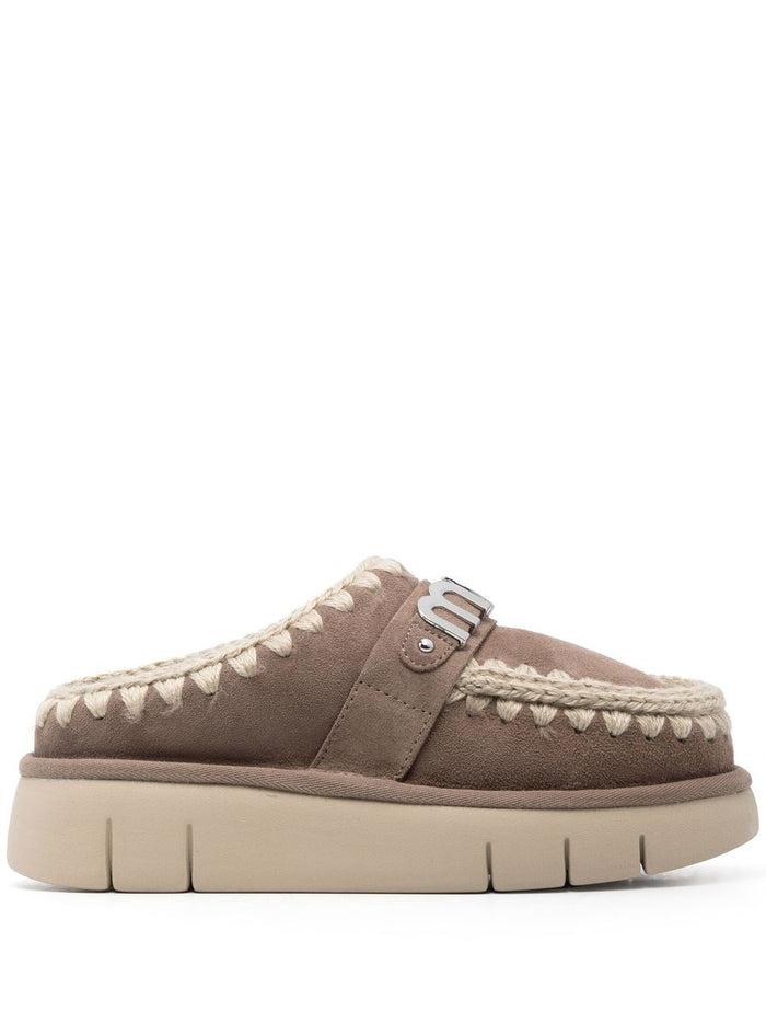 Mou Scarpa Grigio Donna Bounce Clog 1