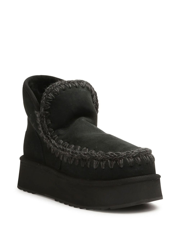 Mou Scarpa Nero Donna Mini Eskimo Boot 2