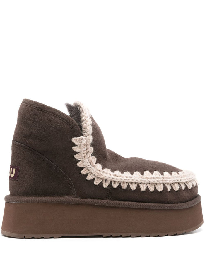 Mou Stivaletti Marrone Donna Mini Eskimo Platform Boot 1
