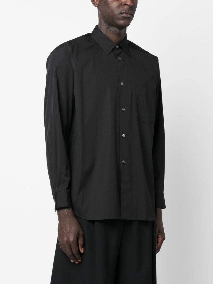 Comme Des Garcons Shirt Camicia Nero Uomo Taschino 2