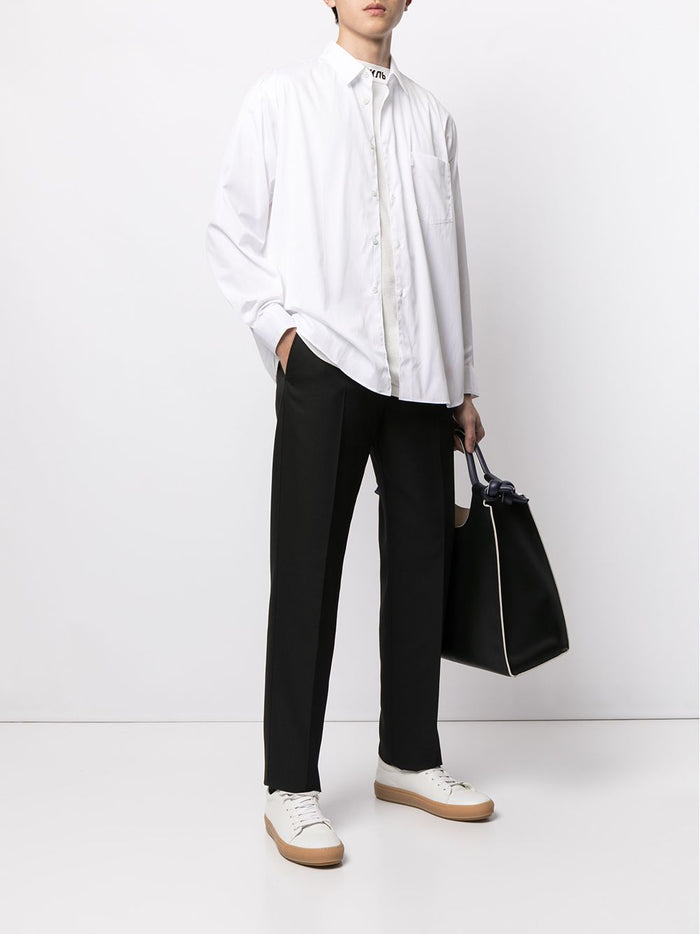 Comme Des Garcons Shirt White Man Shirt 1