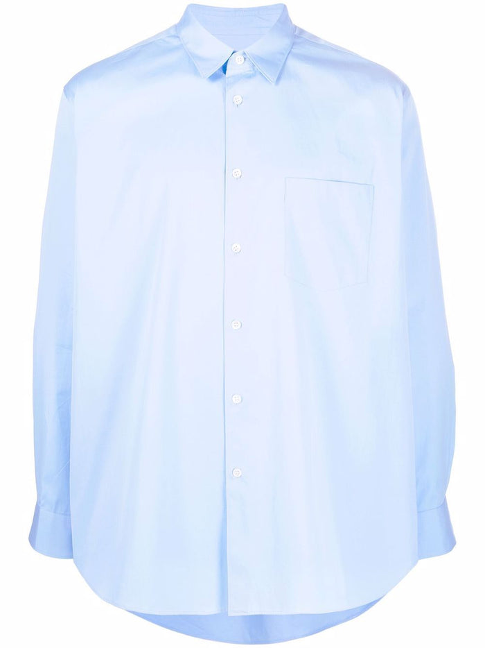 Comme Des Garcons Shirt Camicia Azzurro Uomo Taschino 5