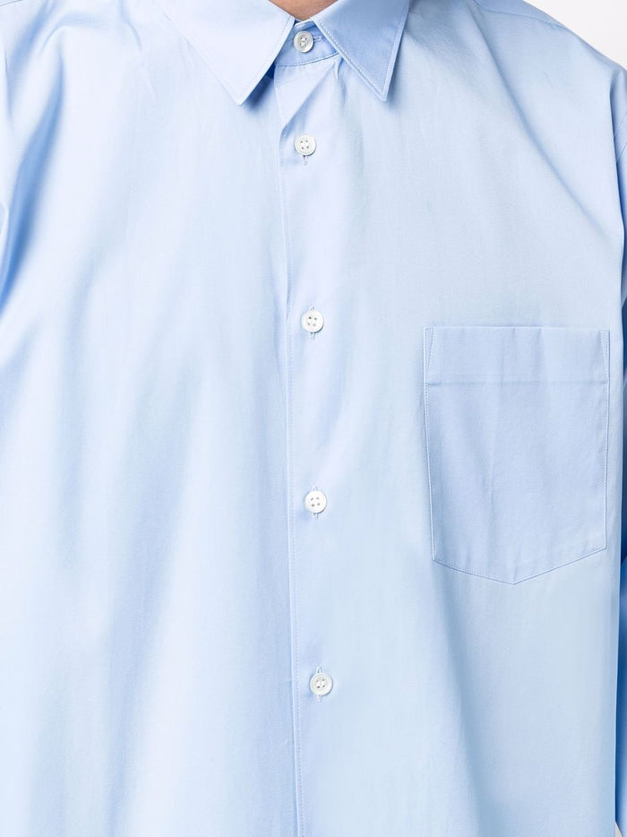 Comme Des Garcons Shirt Camicia Azzurro Uomo Taschino 4