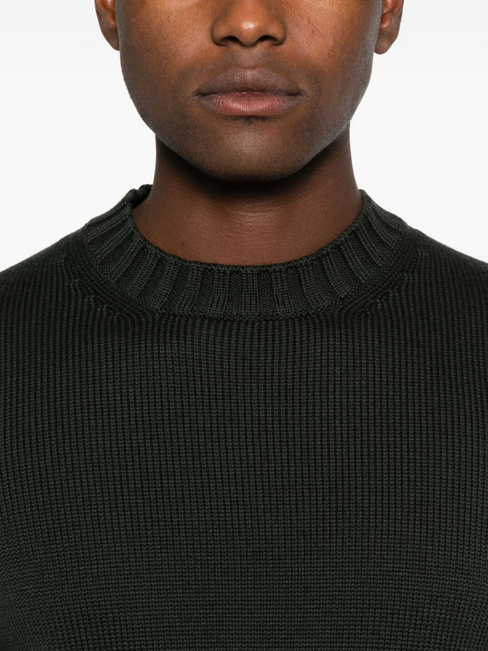 Filippo De Laurentis Maglia Verde Uomo Scollo Tondo 4