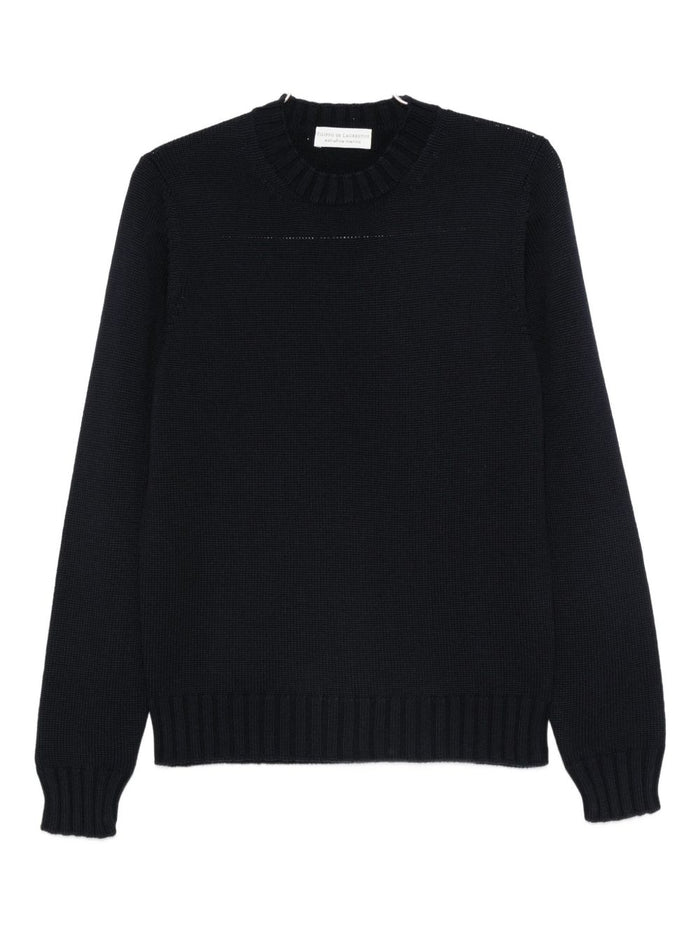 Filippo De Laurentis Maglia Blu Uomo Scollo Tondo 1