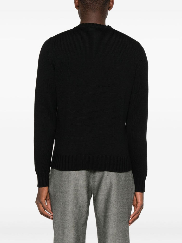 Filippo De Laurentis Maglia Nero Uomo Scollo Tondo 3