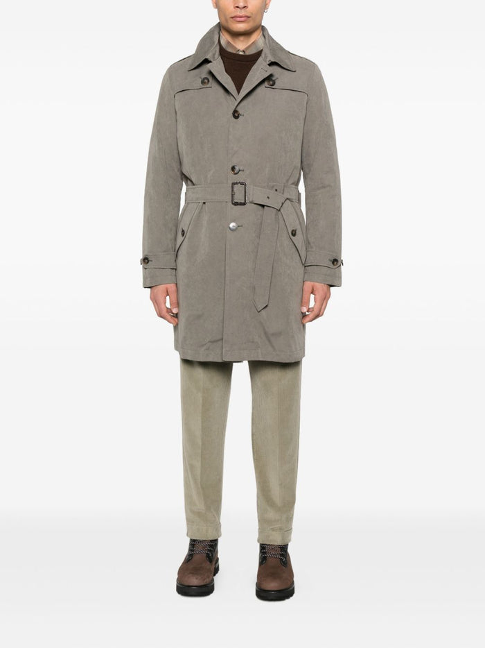 Der graue Trenchcoat für Herren 4