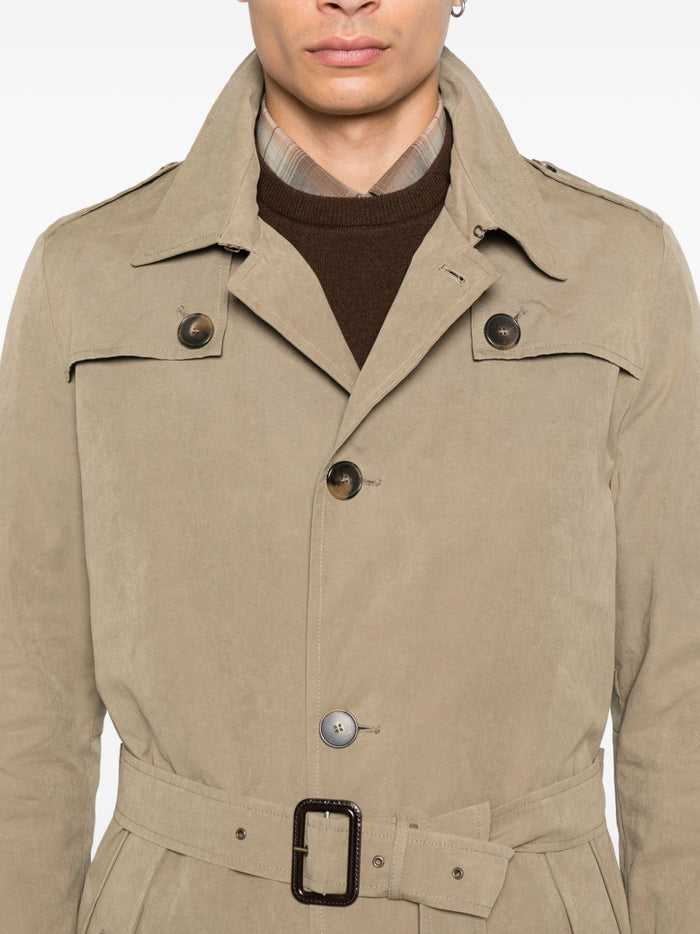 Der beige Trenchcoat für Herren 4