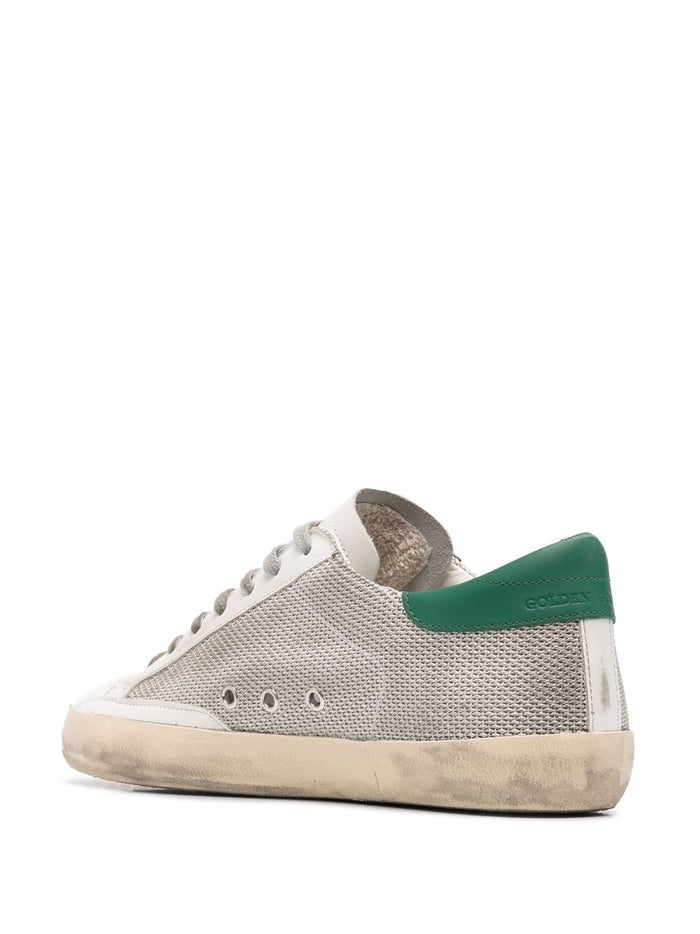 Golden Goose Super-Star Uomo Scarpa Bianco-Verde 2