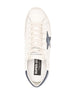 Golden Goose Super-Star Uomo Scarpa Beige-Blu 4