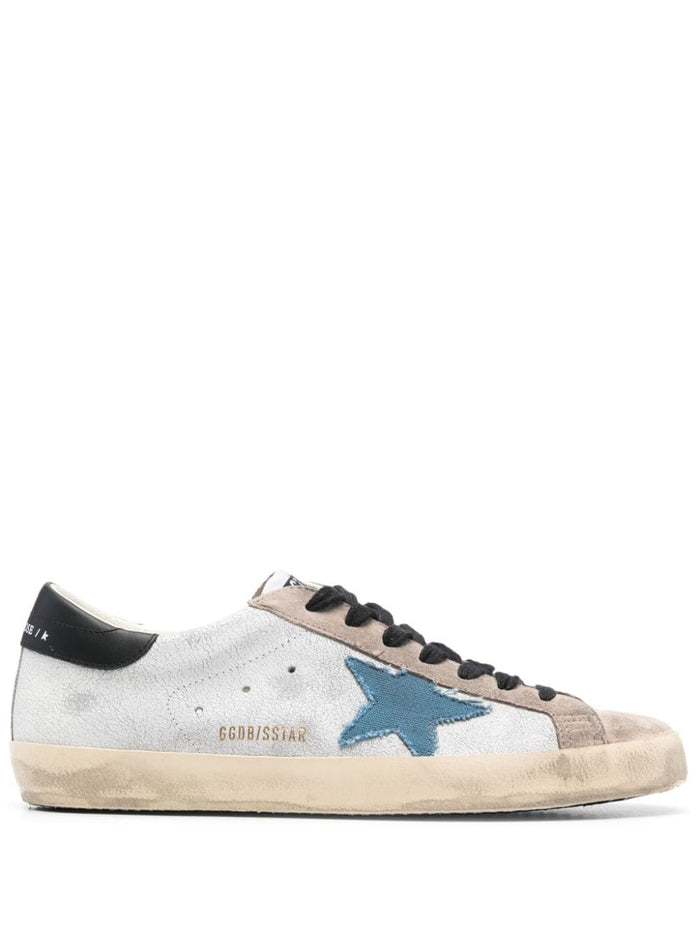 Golden Goose White Men's Super Star Shoes 1