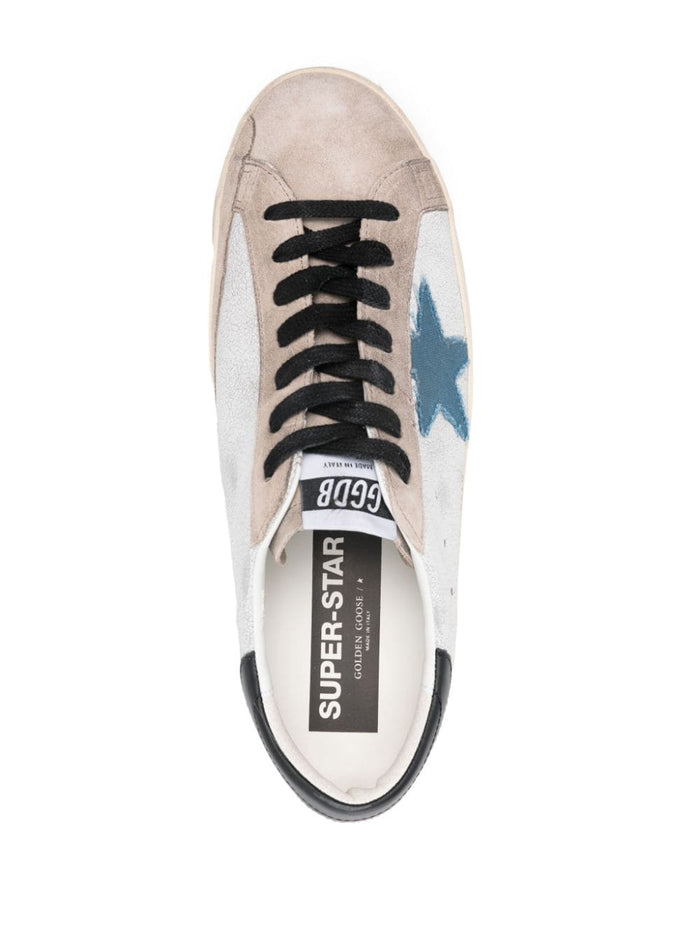 Golden Goose White Men's Super Star Shoes 3