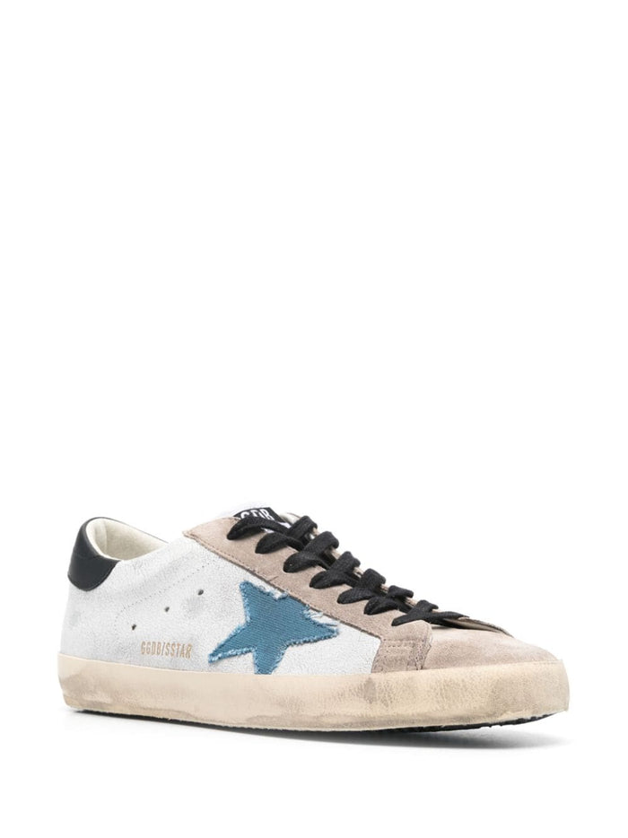 Golden Goose White Men's Super Star Shoes 4