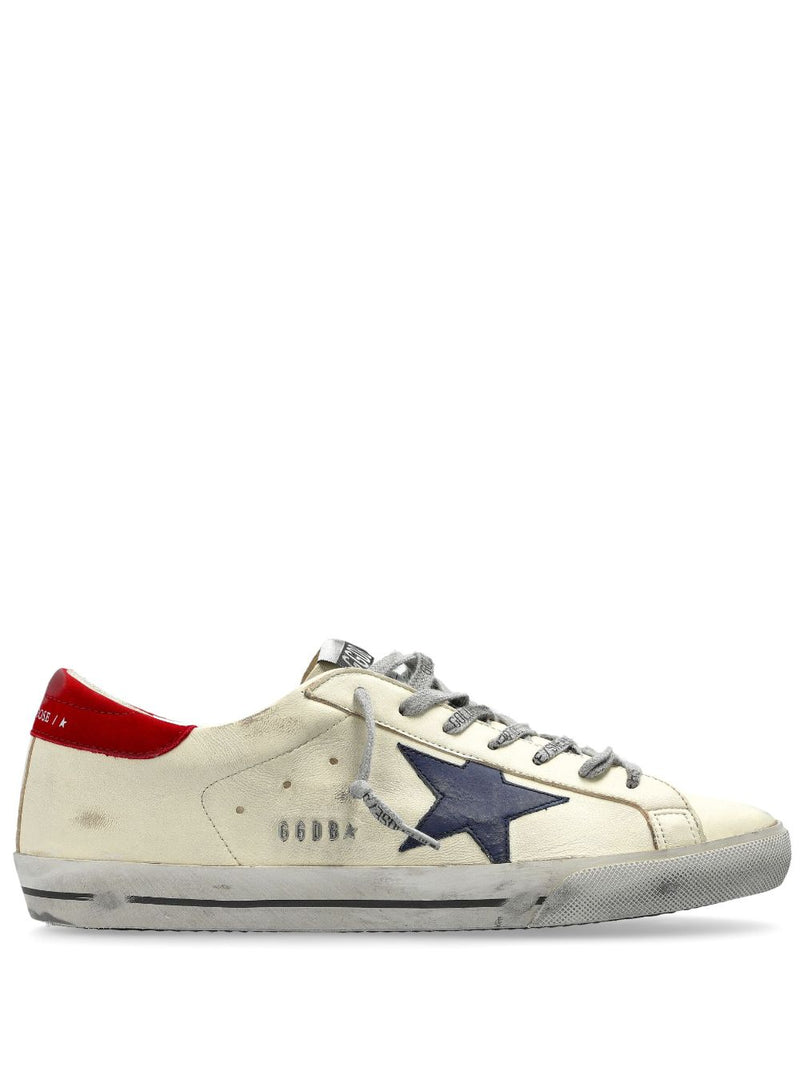 Golden goose super star men's sneakers white - Main Image