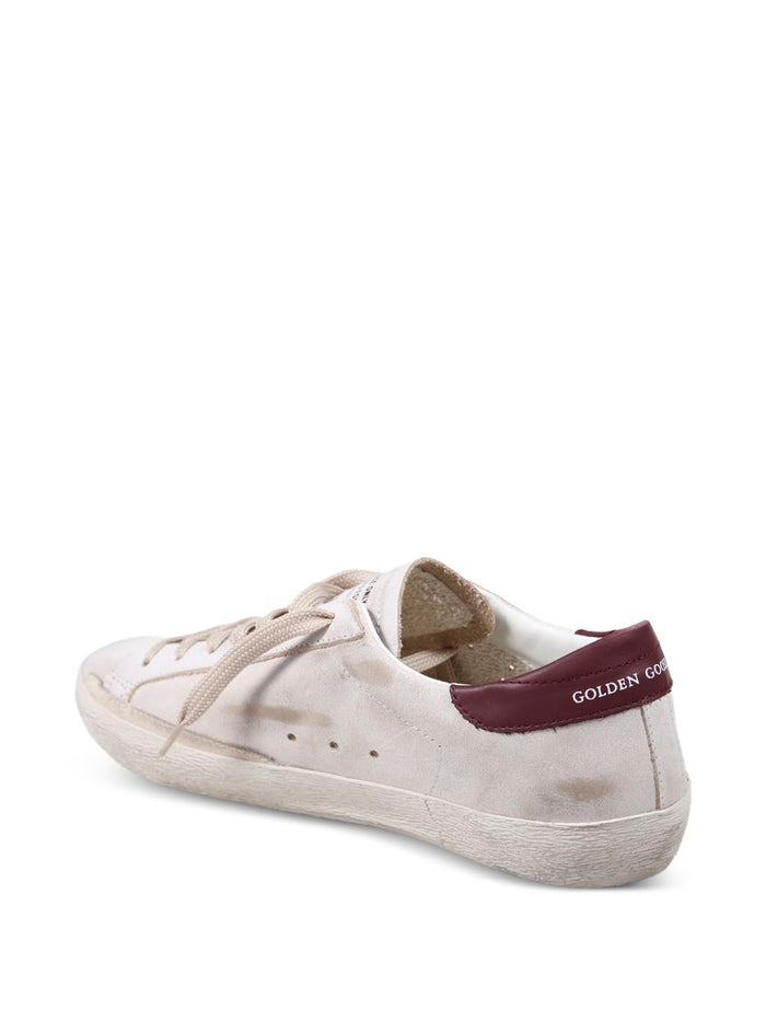 Golden Goose Scarpa Bianco-Rosso Uomo Superstar 3