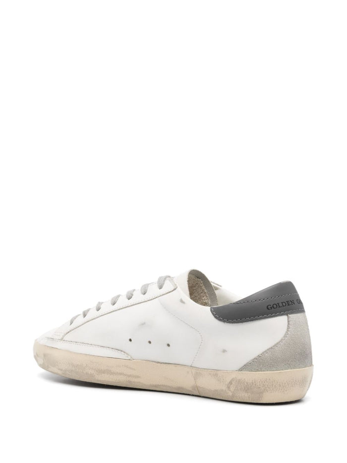 Golden Goose Scarpa Bianco-Grigio Uomo Super Star 3