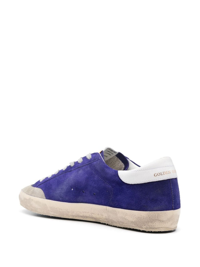 Golden Goose Men's Purple Super Star Shoes 2