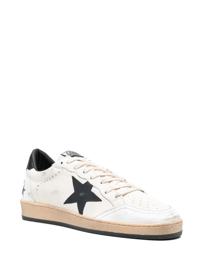 Golden Goose White Men's Ball Star Shoes 4