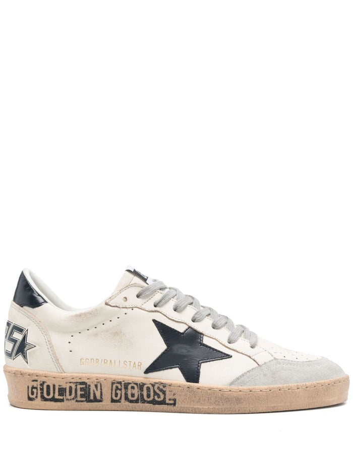 Golden Goose Ball Star Uomo Scarpa Bianco-Blu 1