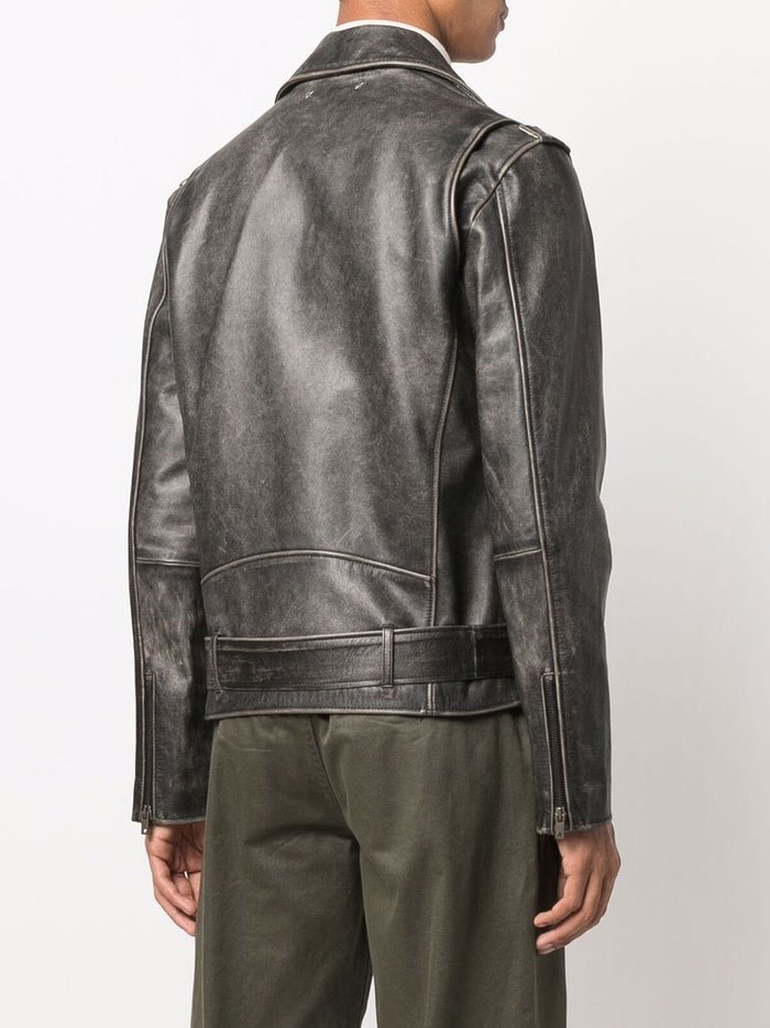 Golden Goose Giacca Nero Uomo Biker 3