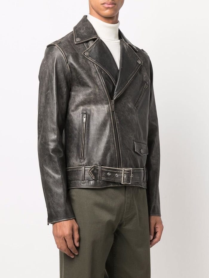 Golden Goose Giacca Nero Uomo Biker 1