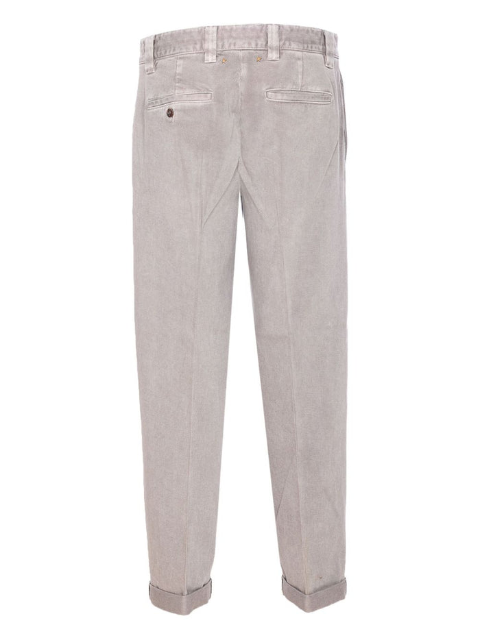 Golden Goose Pantalone Grigio Uomo con Risvolto 2