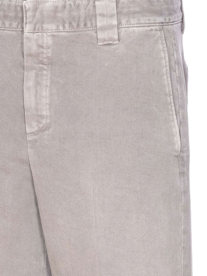 Golden Goose Pantalone Grigio Uomo con Risvolto 4