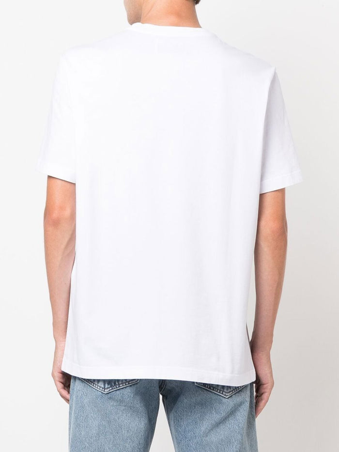 Golden Goose Uomo T-Shirt Bianco Stella sul Petto 3