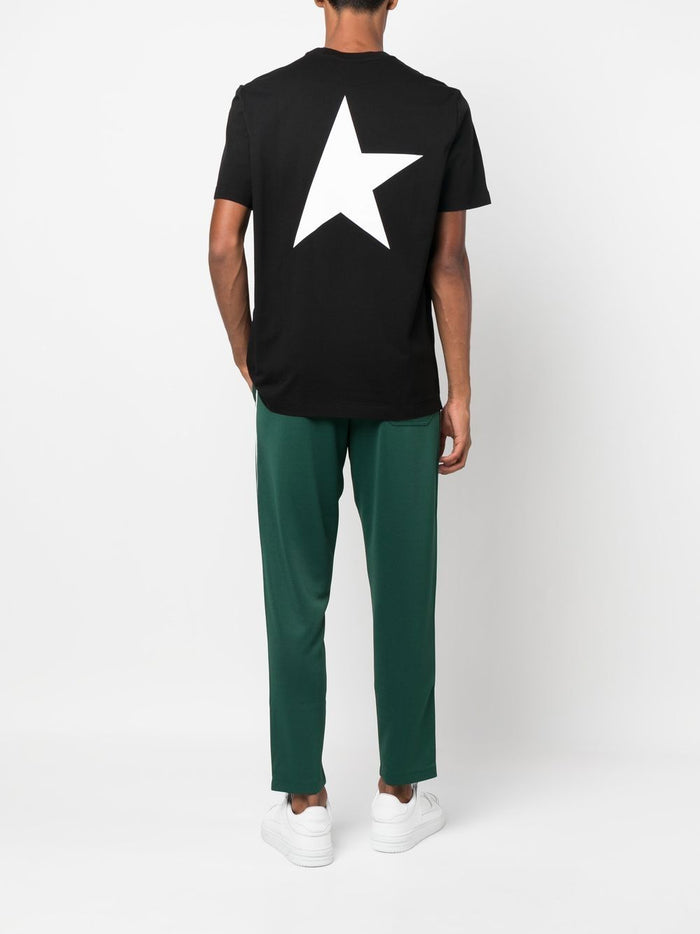 Golden Goose Uomo T-Shirt Nero Stella Posteriore 3