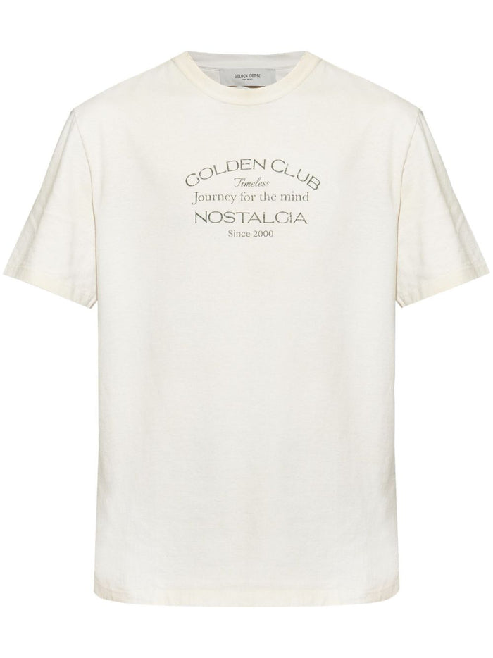 Golden Goose T-shirt Bianco Uomo 1