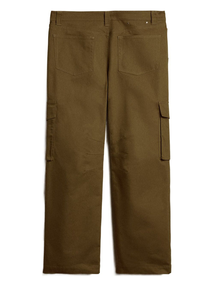 Golden Goose Pantalone Verde Uomo Cargo 2