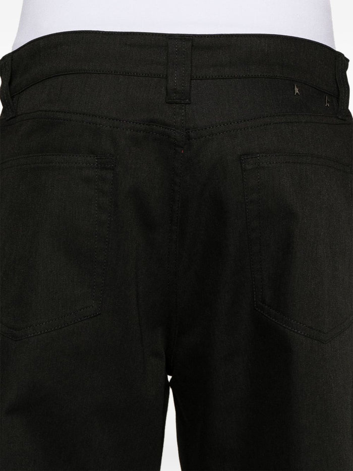 Golden Goose Pantalone Nero Uomo Leniin 4
