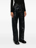 P.a.r.o.s.h. Jeans Multicolore Donna Guff dritti con paillettes 1