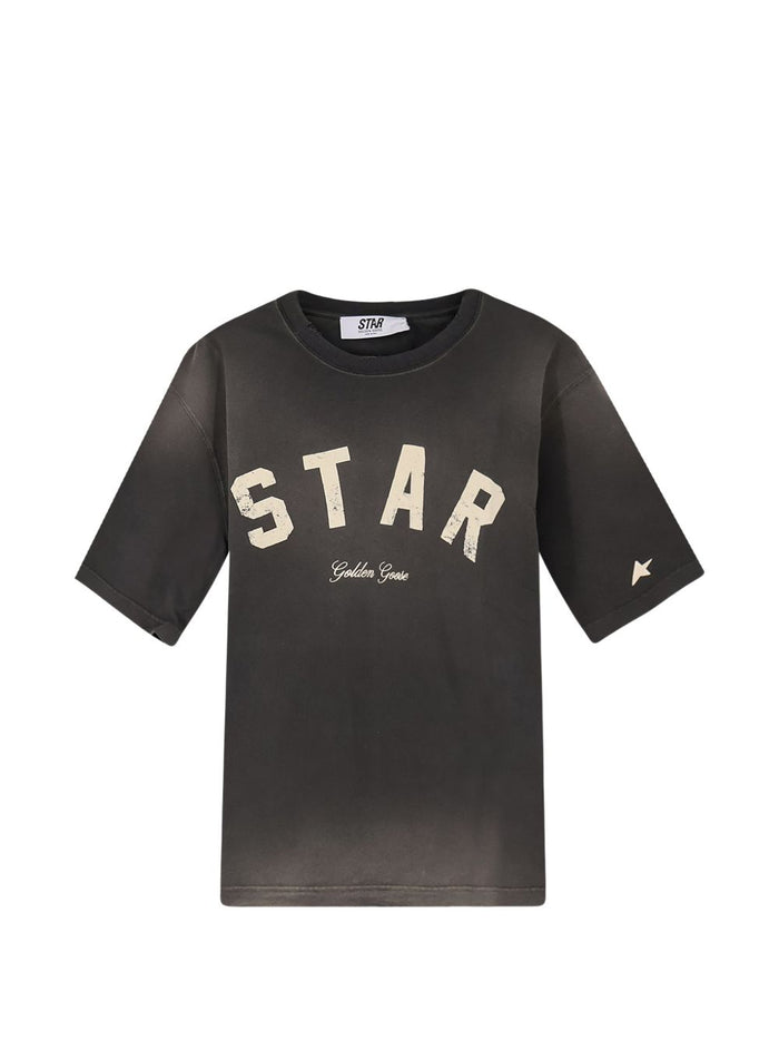 Golden Goose T Shirt Grigio Donna 1