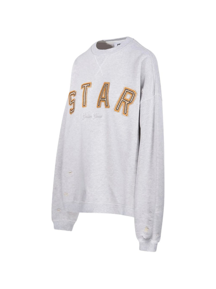 Golden Goose Felpa Grigio Uomo 3