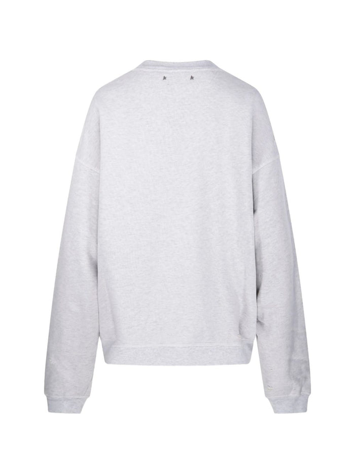 Golden Goose Felpa Grigio Uomo 4