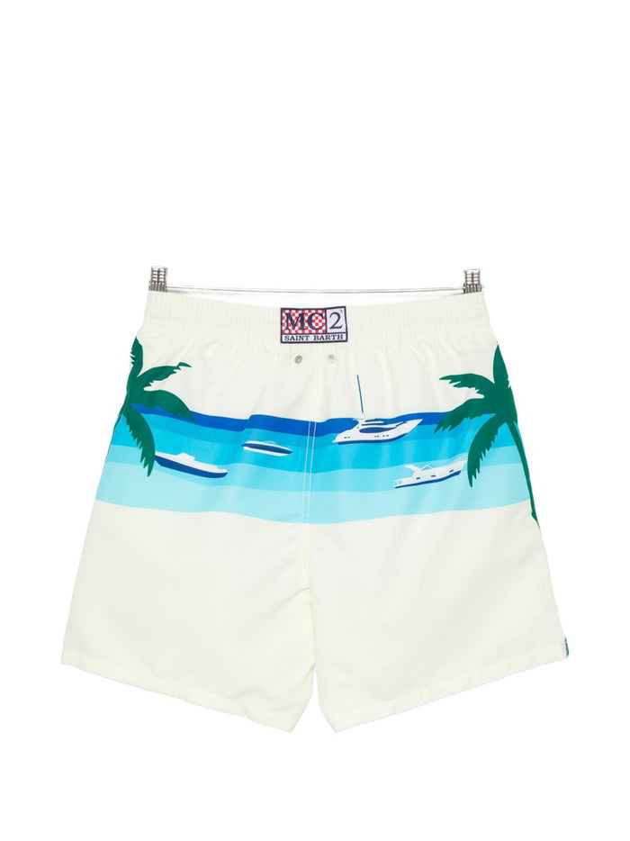 Mc2 Saint Barth Men's Formentera Multicolor Boxer Shorts 2