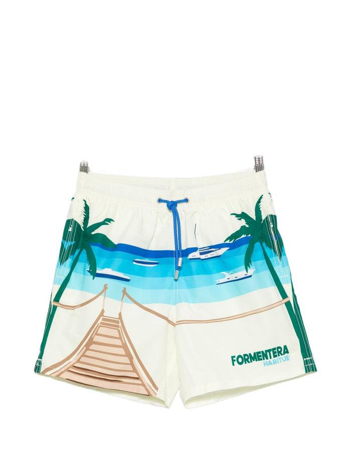 Mc2 Saint Barth Men's Formentera Multicolor Boxer Shorts 1