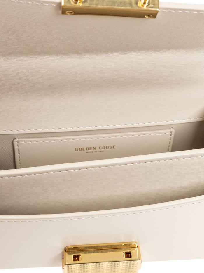 Golden Goose Small Venezia Donna Borsa Crema 5