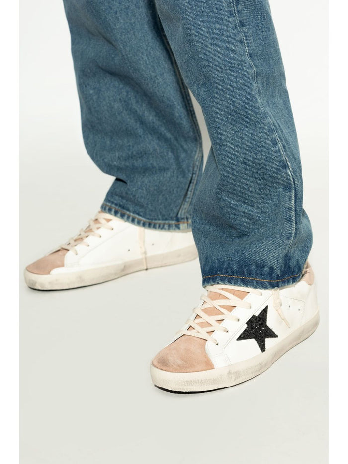 Golden Goose Super-Star Donna Scarpe Bianco-Rosa 6