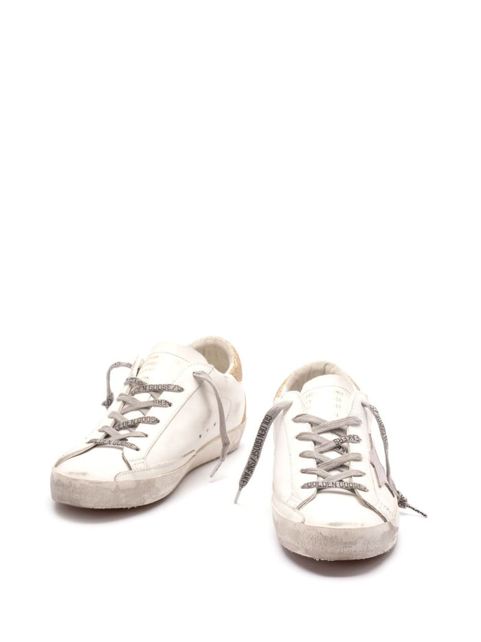Golden Goose Donna Scarpe Bianco-Platino Super-Star 2