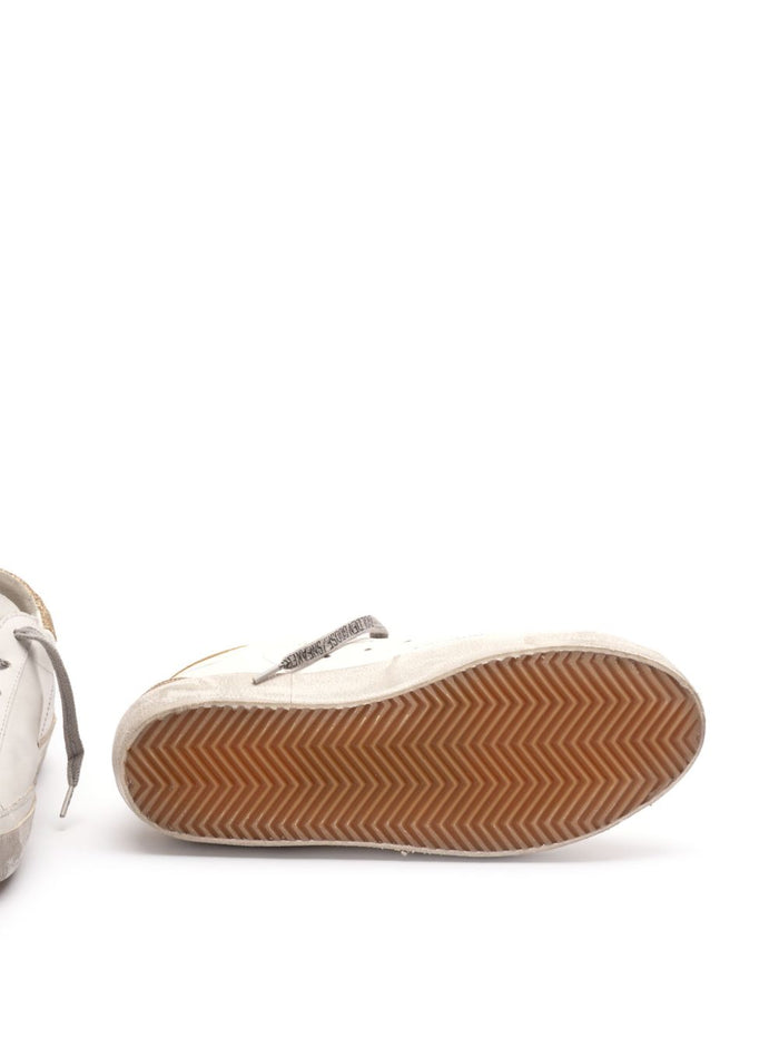 Golden Goose Donna Scarpe Bianco-Platino Super-Star 3