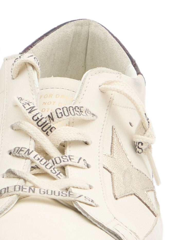 Golden Goose Super Star Damen Sneakers Weißes Krokodildetail 5