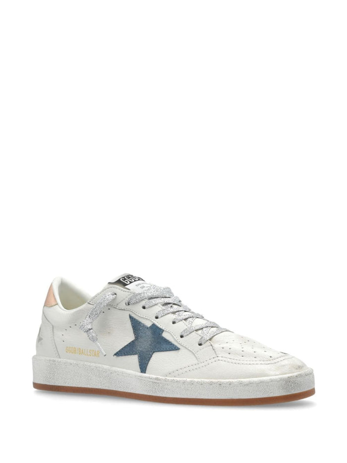 Golden Goose Ball Star Donna Scarpe Bianco-Blu 6