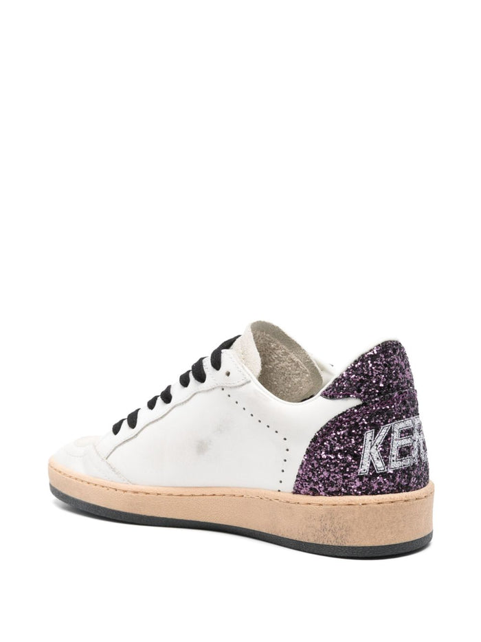 Golden Goose Ball Star Donna Scarpe Bianco-Viola 3