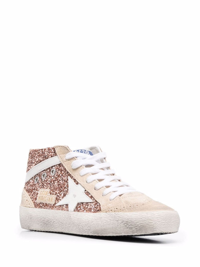Golden Goose Scarpa Rosa Donna Mid Star 4