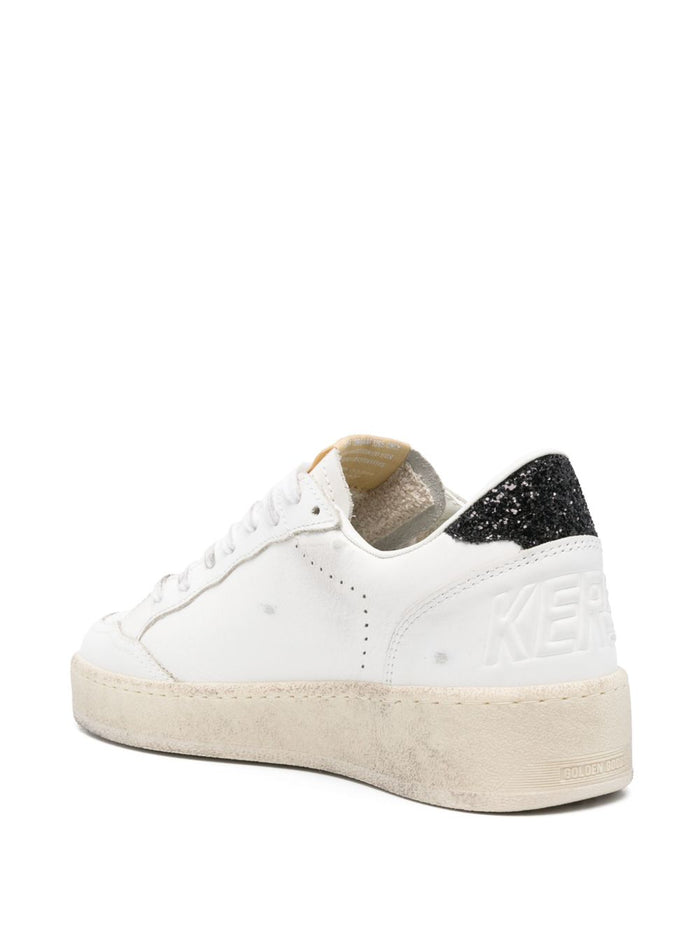 Golden Goose Donna Scarpe Bianco-Oro Ball Star 4